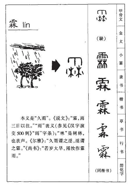 霖的意思名字|霖在名字里什么意思